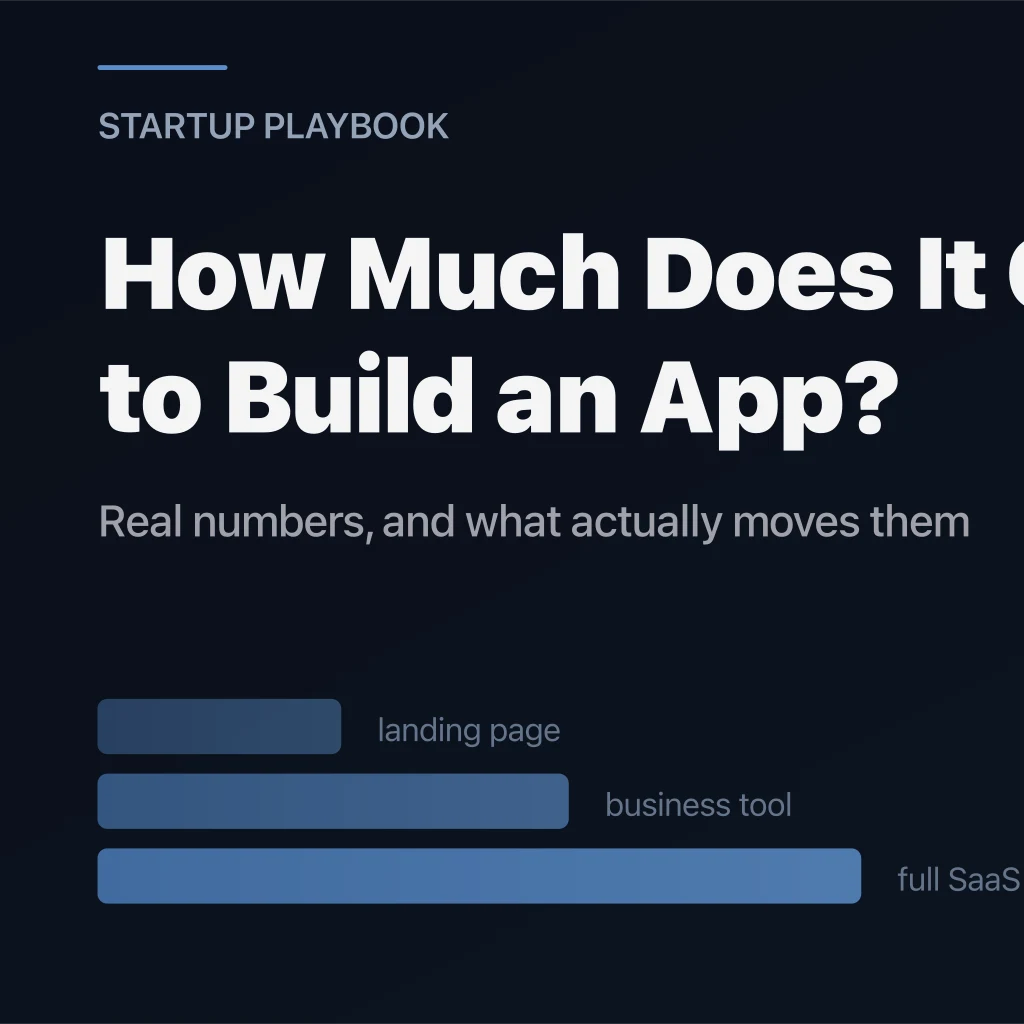 How Much Does It Cost to Build an App? Real Numbers, Honestly